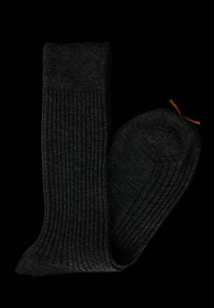 Cashmere + NZ Merino Rib-Mid-Calf