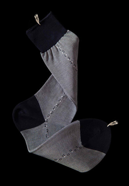 Cotton Clocks Mid-Calf