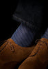 Cashmere Silk Pencil Stripe - Mid-Calf