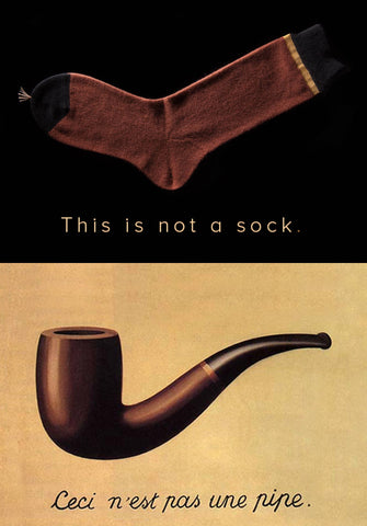 Magritte Pipe Sock